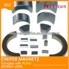 Permanent-Magnete Neodym Ndfeb verschiedene Formen und Bogen Form N35 Ni-Beschichtung